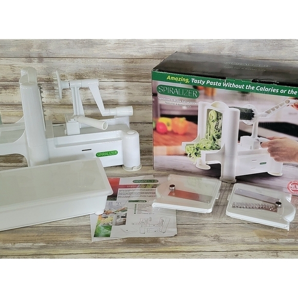 Spiralizer 5-Blade Spiral Vegetable Slicer Pre-Owned Good Condition Original Box - Picture 2 of 10